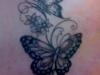 Butterfly And Flower Tattoos 02