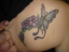 Butterfly And Flower Tattoos 10