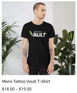 Tattoo Vault Black Logo T-Shirt